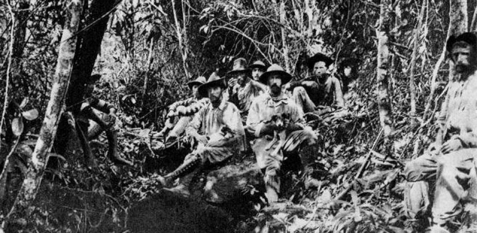 Percy Fawcett y su equipo